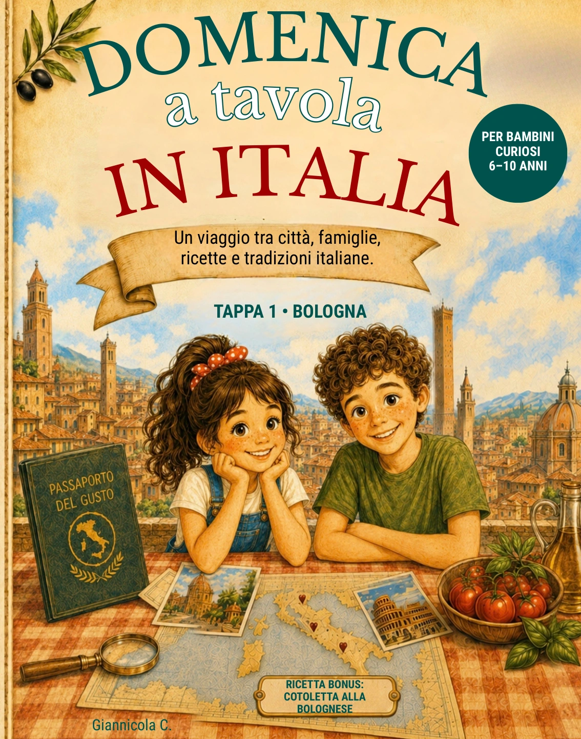 Copertina originale del libro Tappa 1 Bologna